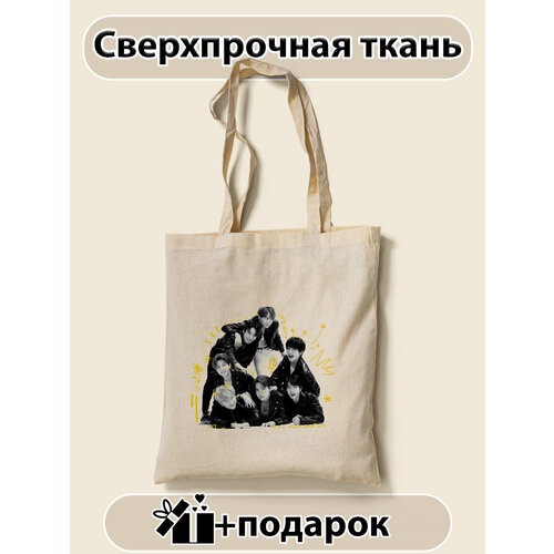 фото Сумка шоппер nakama, белый, бежевый