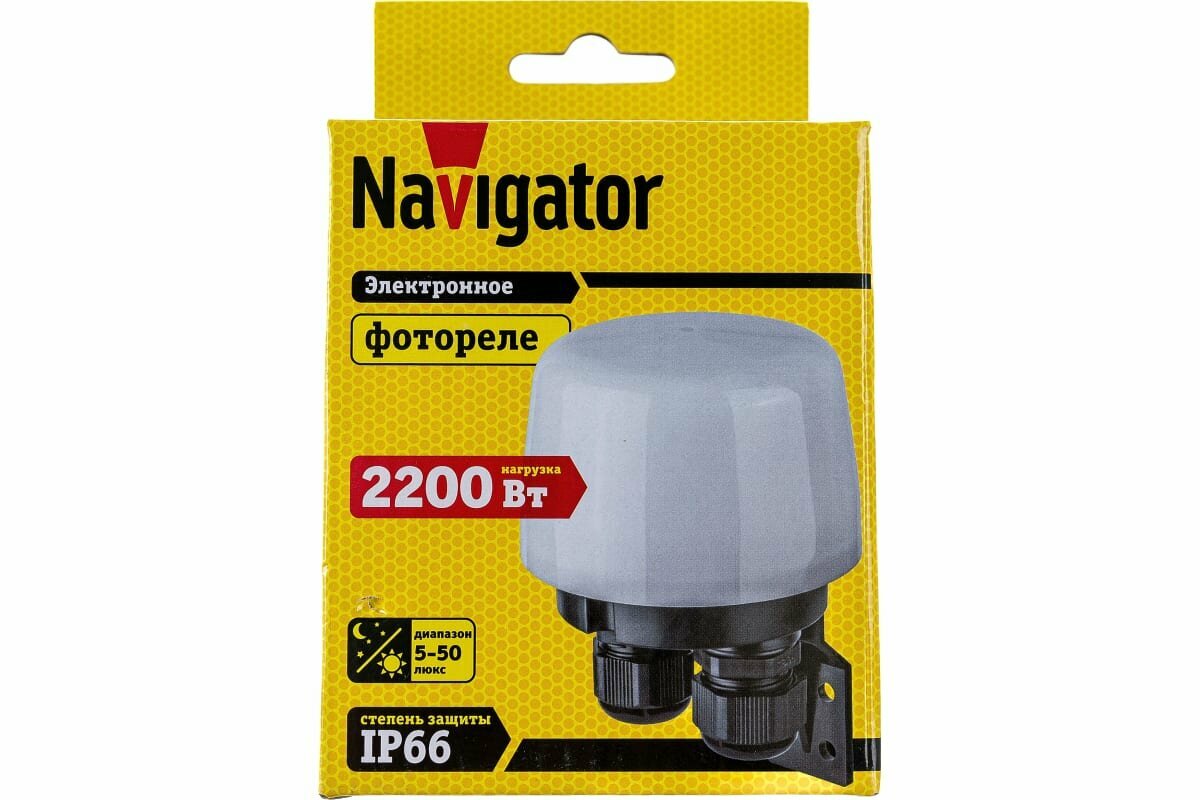 Датчик Navigator 80 451 NS-PC04-WH Фотореле цена за 1 