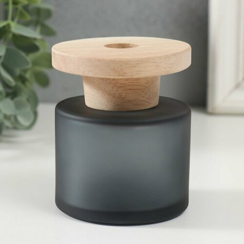 Диффузор для эфирных масел с крышкой Серая дымка матовый 140 мл 7х7х86 см 774₽