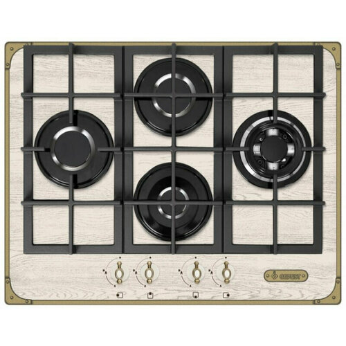 Газовая варочная панель GEFEST ПВГ 2231-01 Р37 кремовый с рисунком 2452500₽