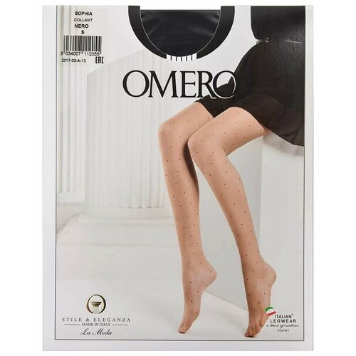 фото Колготки omero, 15 den, размер 4, черный