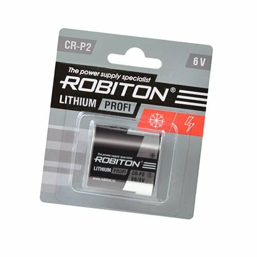 Батарейка литиевая ROBITON R-CRP2-(1шт) 6В батарейка литиевая tekcell sb c02 3 6в