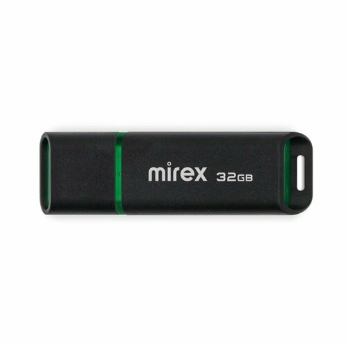 Флешка Mirex SPACER, 32 Гб , USB3.0, чт до 100 Мб/с, зап до 40 Мб/с, чёрная