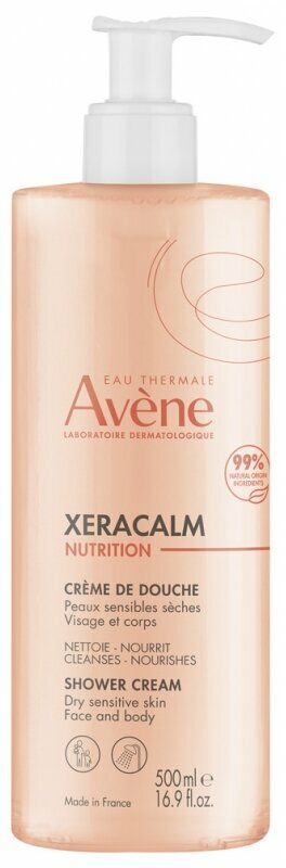 AVENE XERACALM Nutrition Легкий питательный очищающий крем- гель, 500 мл