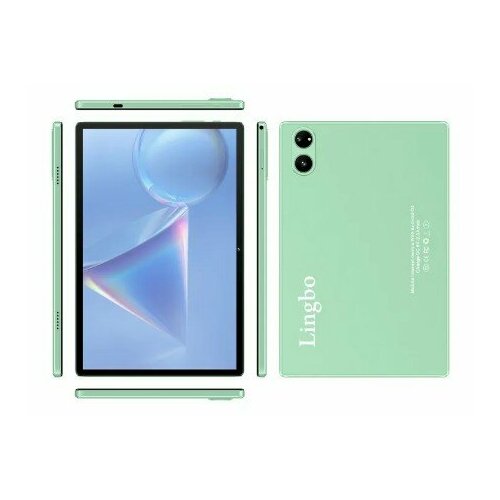 Планшет Lingbo A98 101 4GB 128GB c клавиатурой со стилусом зеленый 939000₽