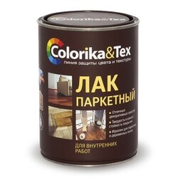 Лак для дерева паркетный Colorika&Tex алкидно-уретановый полуматовый 2.7 л.