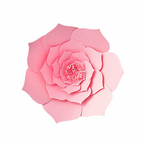 Декоративное украшение "Цветок" Нежно-розовый, 30 см, 1шт в упаковке