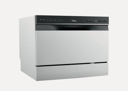 Изображение товара Компактная посудомоечная машина Midea MCFD55S460Si, Серебристый