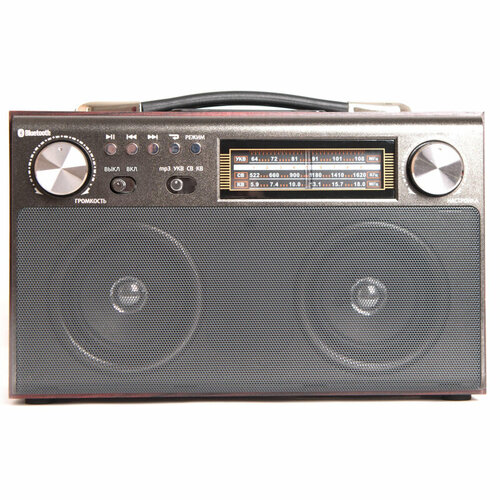 Радиоприемник БЗРП РП-322 УКВ64-108МГц бат4xR20220V ак1400mA USBSD 374700₽