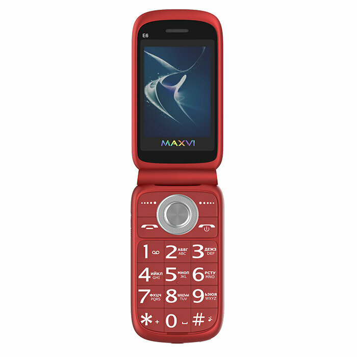 Мобильный телефон Maxvi E6 red