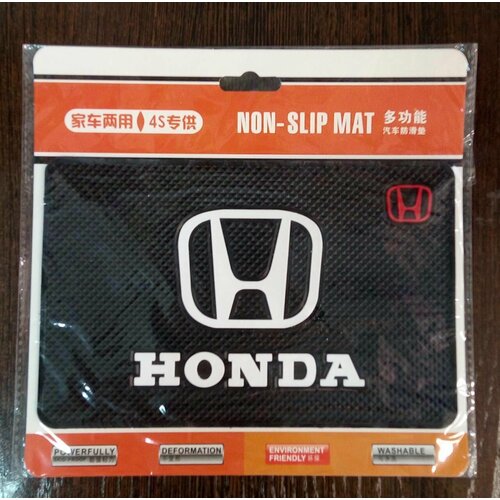 Коврик для телефона в машину хонда силиконовый HONDA черный