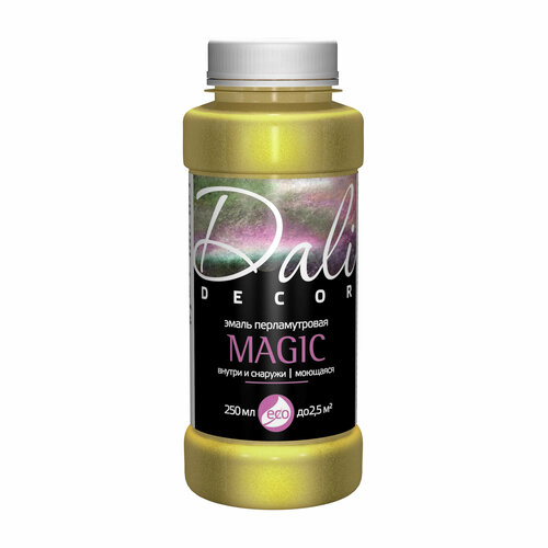 Dali Decor, magic эмаль перламутровая 0.25 л золото