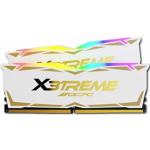 Оперативная память для компьютера 32Gb (2x16Gb) PC4-28800 3600MHz DDR4 DIMM CL18 OCPC X3 RGB MMX3A2K32GD436C18WL