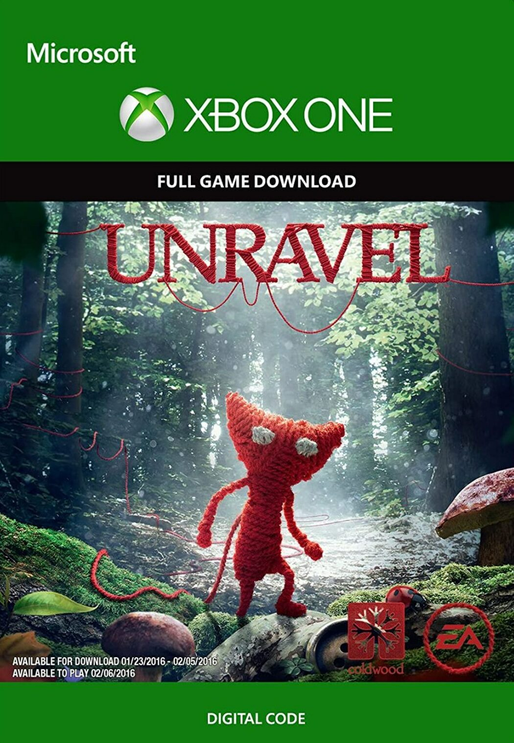 Игра Unravel, цифровой ключ для Xbox One/Series X|S, английский язык, Аргентина