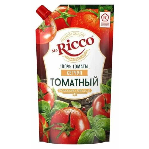 Кетчуп Mr.Ricco Pomodoro Speciale Томатный дой-пак 300гр * 10шт.