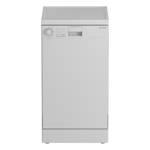 Посудомоечная машина INDESIT DFS 1A59 белый посудомоечная машина indesit dfs 1c67 узкая напольная 44 8см загрузка 10 комплектов белая [869894100030]