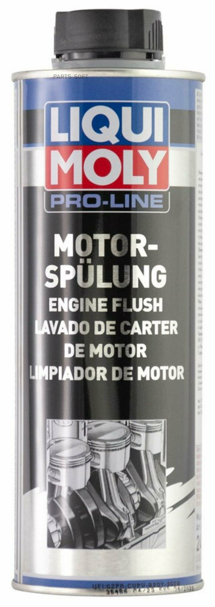 LIQUI MOLY 2427 Очиститеь масянной системы LIQUI MOLY 0,5 Pro-Line Motorspulung (10 мин)