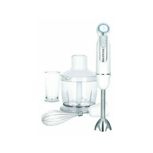 Блендер Centek CT-1304 белый 600 Вт чоппер 05л венчик стакан LED подсветка регулятор мощност 578000₽