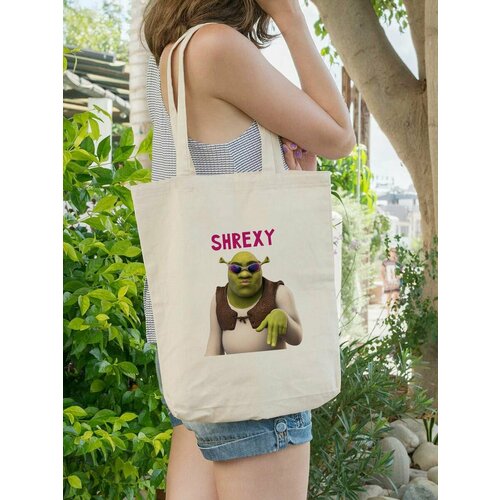 фото Сумка шоппер , фактура плетеная, бежевый kotofoto76