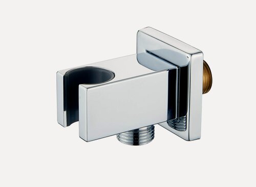 Изображение товара ESKO, Держатель для лейки скрытого монтажа, встраиваемый, материал латунь, покрытие хром, крепление для душа