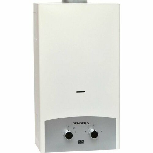 Колонка газовая Премиум 31001 серая накладка 10л Genberg 1968000₽