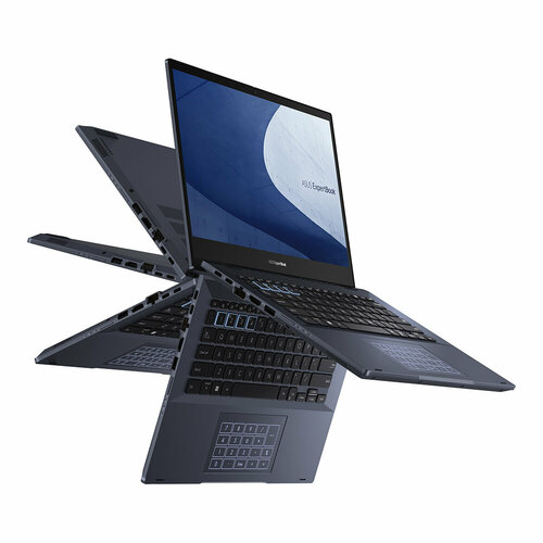 Ноутбук ASUS ExpertBook B5 Flip B5402FVA-HY0278 14 (1920x1080) IPS сенсорный/Intel Core i5-1340P/8ГБ DDR5/1ТБ SSD/Iris Xe Graphics/Без ОС черный (90NX