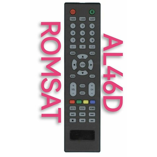 Пульт AL46D для телевизора Romsat пульт huayu al46d 20r575 для телевизора erisson fusion harper orion romsat