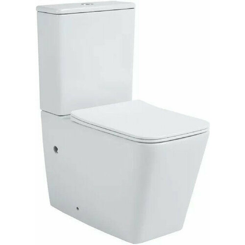 Чаша напольного безободкового унитаза с сиденьем микролифт Sintesi Balti SIN-TP-BLT-271