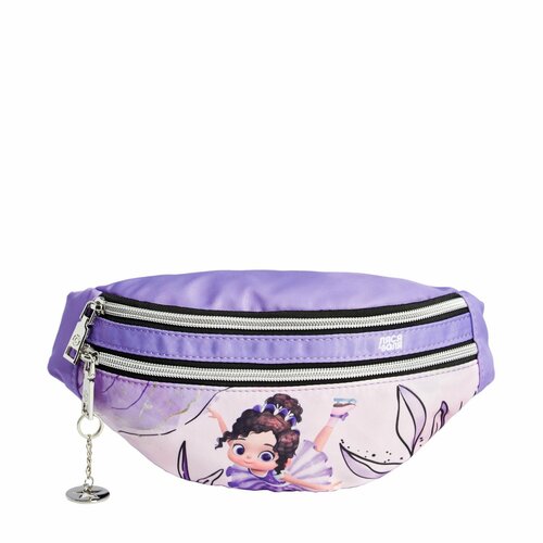 фото Сумка поясная всёгазин, фиолетовый