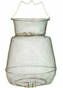 Садок рыболовный металлический круглый, диаметр 33 см, ячея 10 (3310)