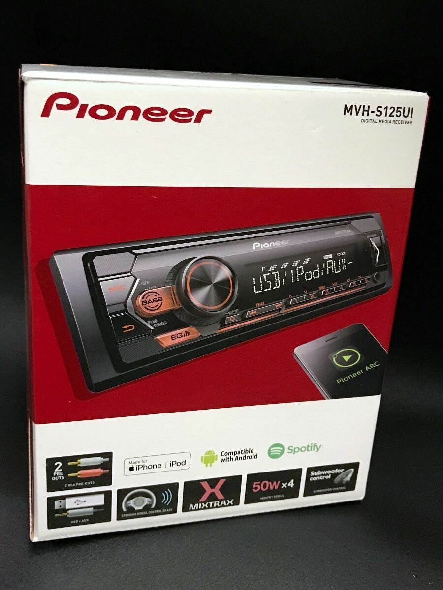 Автомагнитола Pioneer MVH-S125UI - фото №3