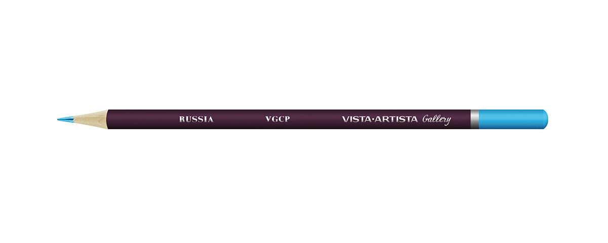 VISTA-ARTISTA' 'Gallery' VGCP Карандаш цветной художественный заточенный цвет 503 Небесно-голубой (Celestial blue)