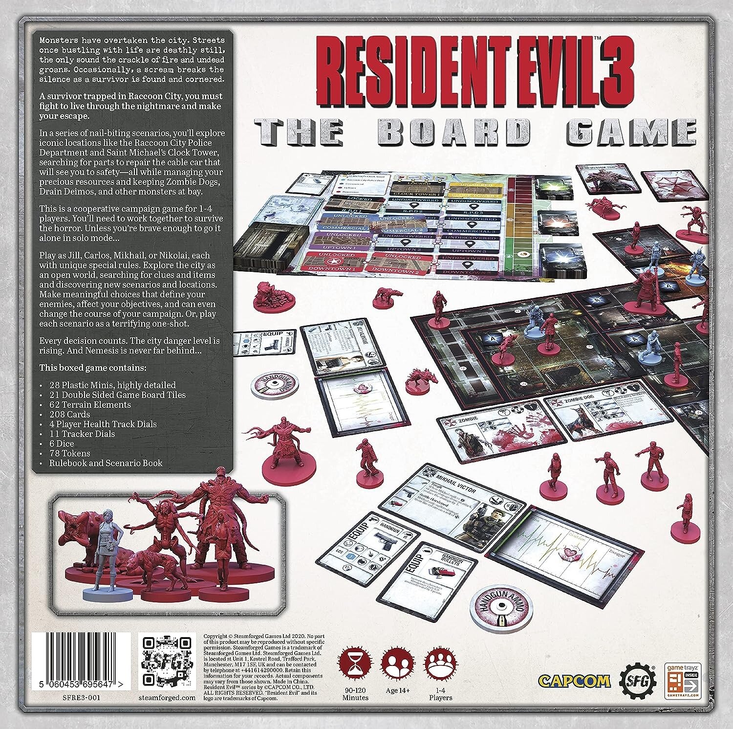 Настольная игра Steamforged Games Ltd Resident Evil 3: на английском - фото №2