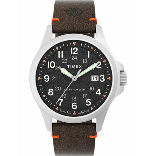 фото Наручные часы timex, черный, серебряный