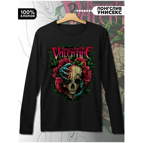 фото Лонгслив hypnotica, размер l, черный