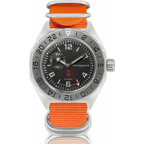 фото Наручные часы восток наручные механические часы с автоподзаводом восток командирские 650539 orange, оранжевый