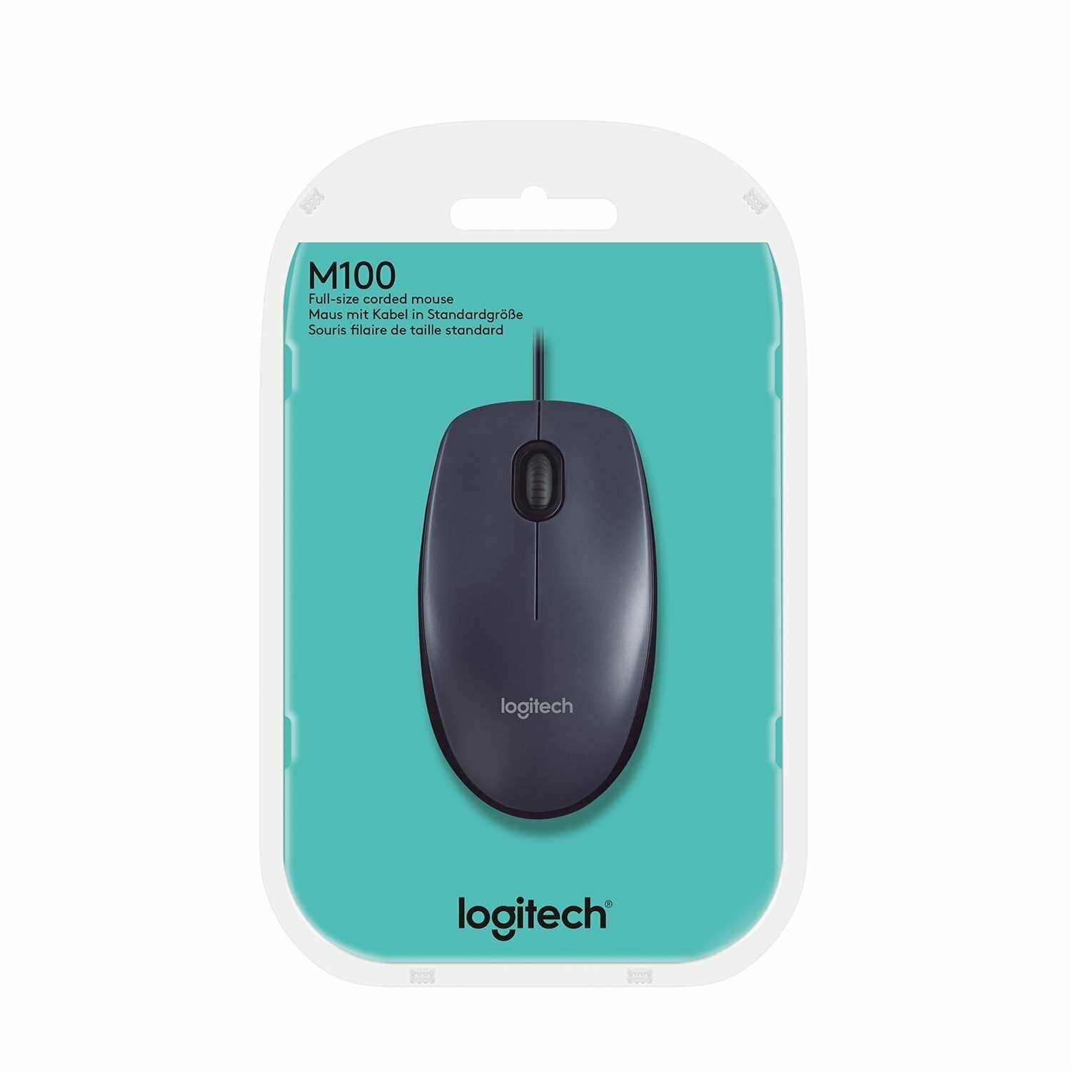 Мышь проводная Logitech - фото №19