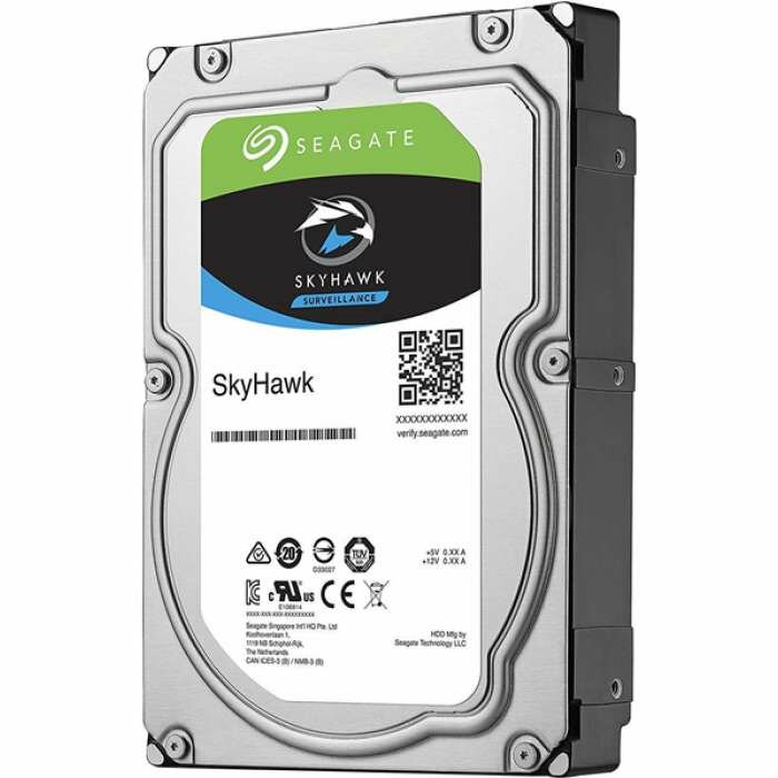 Жесткий диск HDD Seagate ST8000VX004 SATA 8Tb, SkyHawk Surveillance, 7200 rpm, 256Mb buffer