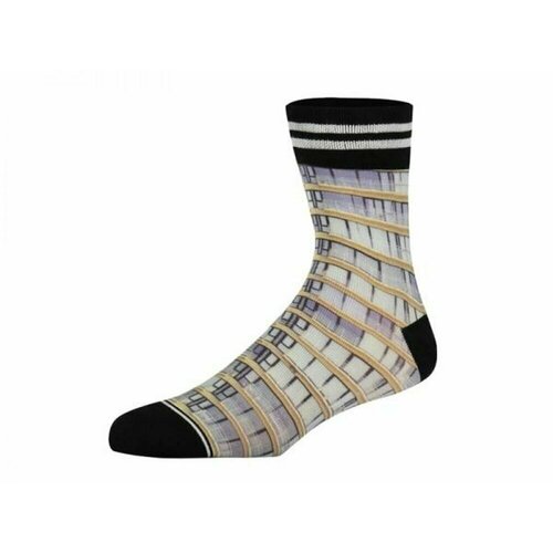 фото Носки sock my feet, размер 43-47, серый, черный