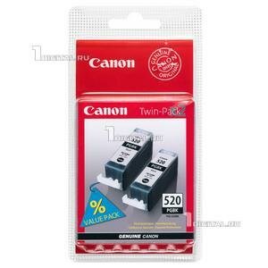 Картридж Canon PGI-520BK Twin Pack (2932B012) (2 шт.) для iP3600/4600/4700 MX860 MP540/540x/50/560/610