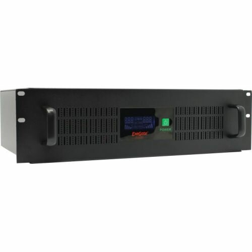 Источник бесперебойного питания Exegate EP270874RUS 1500VA/900W, LCD, AVR, 3 евророзетки, RJ45/11, USB, 3U, b - фото №12