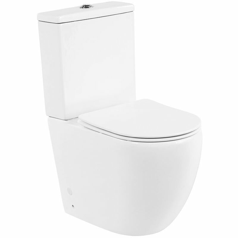 Унитаз-компакт безободковый BelBagno Amanda BB051CPR/BB051SC