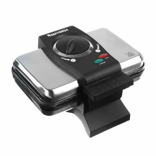 Вафельница электрическая Чудесница ЭВ-1МЧ 1000 Вт тонкие антипригарное покрытие чёрная 1019853 537100₽