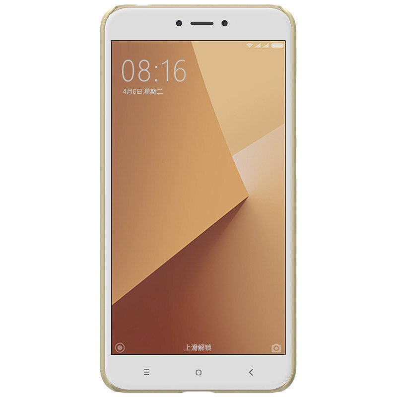 Чехол-крышка Nillkin для Xiaomi Redmi Note 5A, полиуретан, золотистый - фото №3