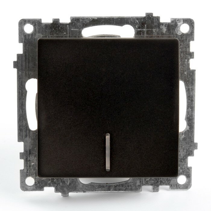 STEKKER Выключатель 1-клавишный c индикатором (механизм), 250В, 10А, серия Катрин, GLS10-7101-05, че 1022736