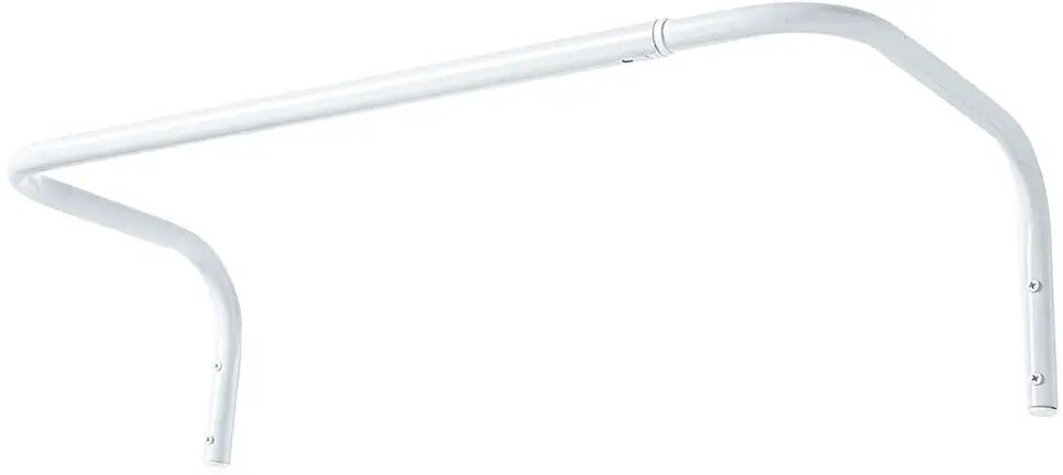 Настенная вешалка Spaceo 90x26x16 см нагрузка до 5 кг металл цвет белый