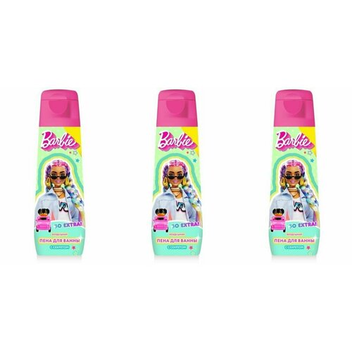 Barbie Пена для ванны Воздушная Extra, 250 мл, 3 шт