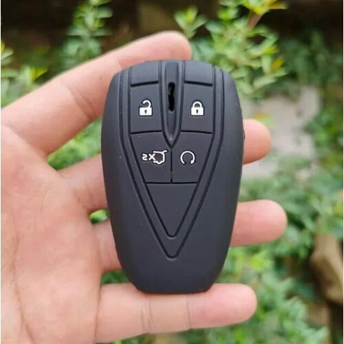 Силиконовый чехол для ключа Changan CS35PLUS CS35 CS55 CS75 Eado UNI-T UNI K Черный tpu fold cover car smart key case holder for changan cs75 eado cs35 raeton cs15 v3 v5 v7 auto key shell keychains accessories