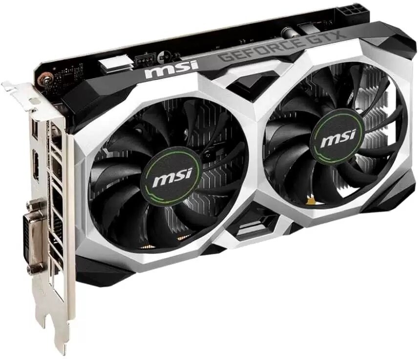 Видеокарта MSI GTX1650 VENTUS XS OC 4GB GDDR5 128bit DVI HDMI DP RTL