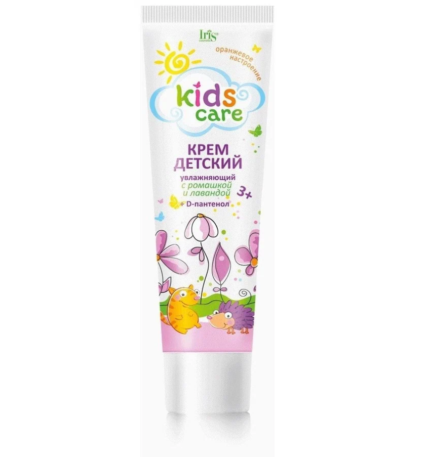 IRIS cosmetic Крем детский увлажняющий Kids Care с ромашкой и лавандой, 100 мл